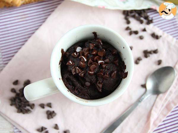 Vegan mug cake - chocolate and peanut butter in 1 minute - photo 6