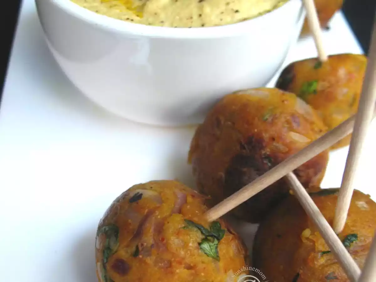 Vegan Tofu Croquettes with Hummus - Lebanese