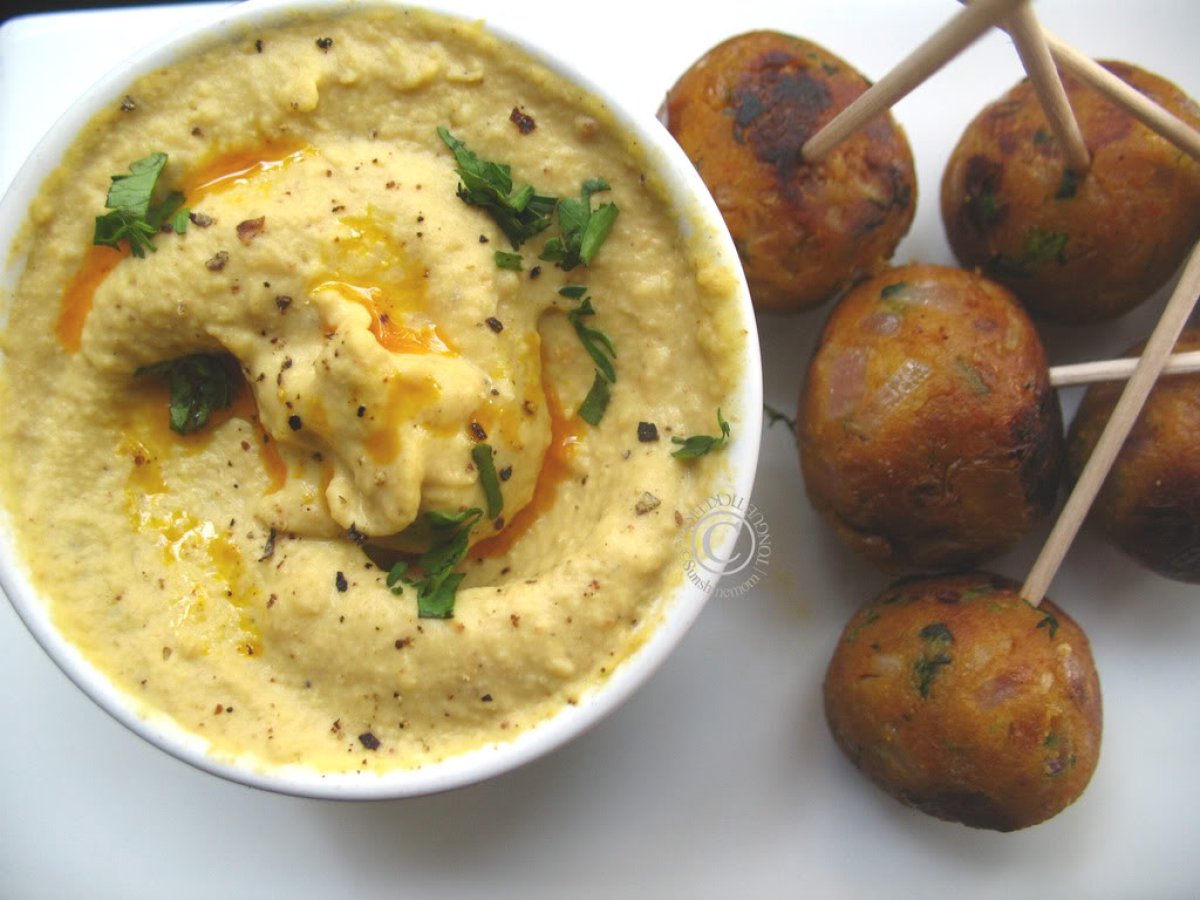 Vegan Tofu Croquettes with Hummus - Lebanese - photo 2