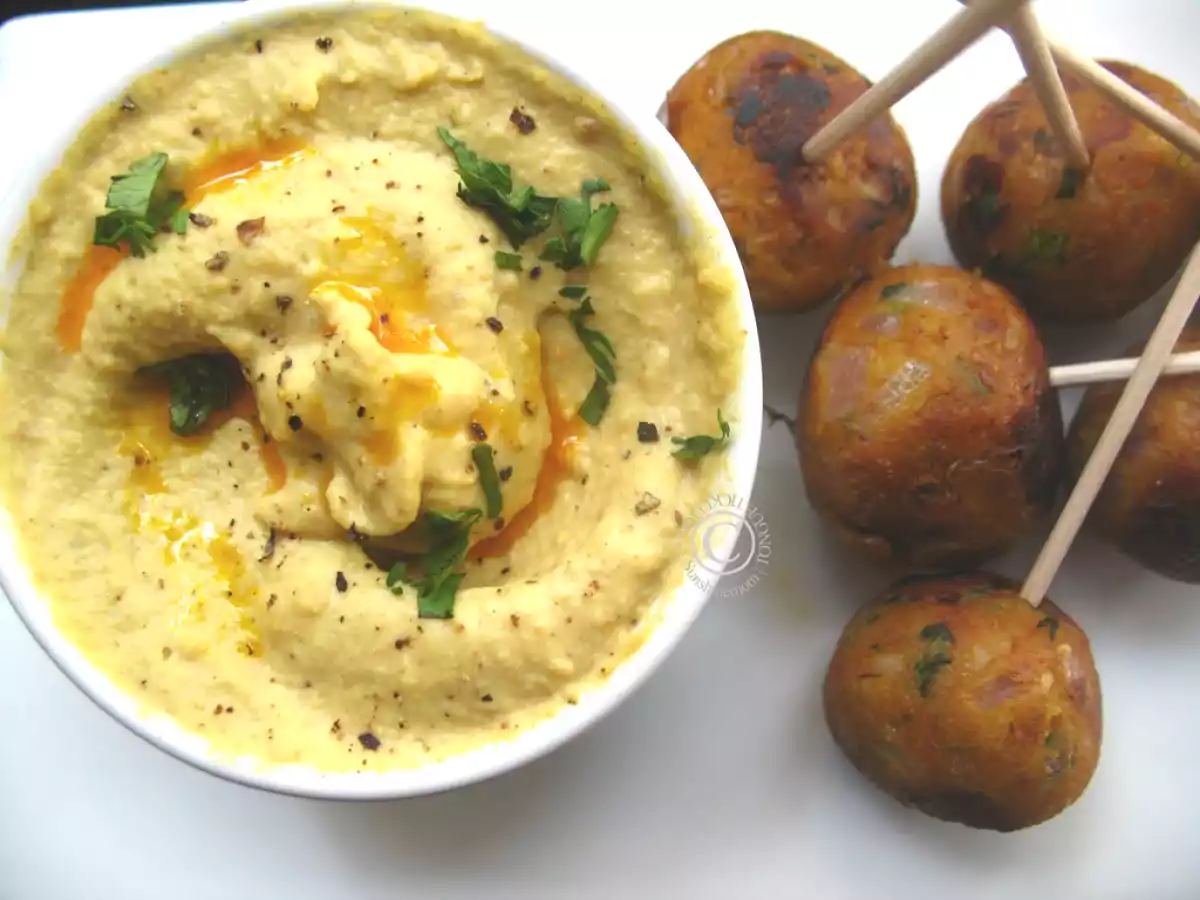 Vegan Tofu Croquettes with Hummus - Lebanese - photo 2