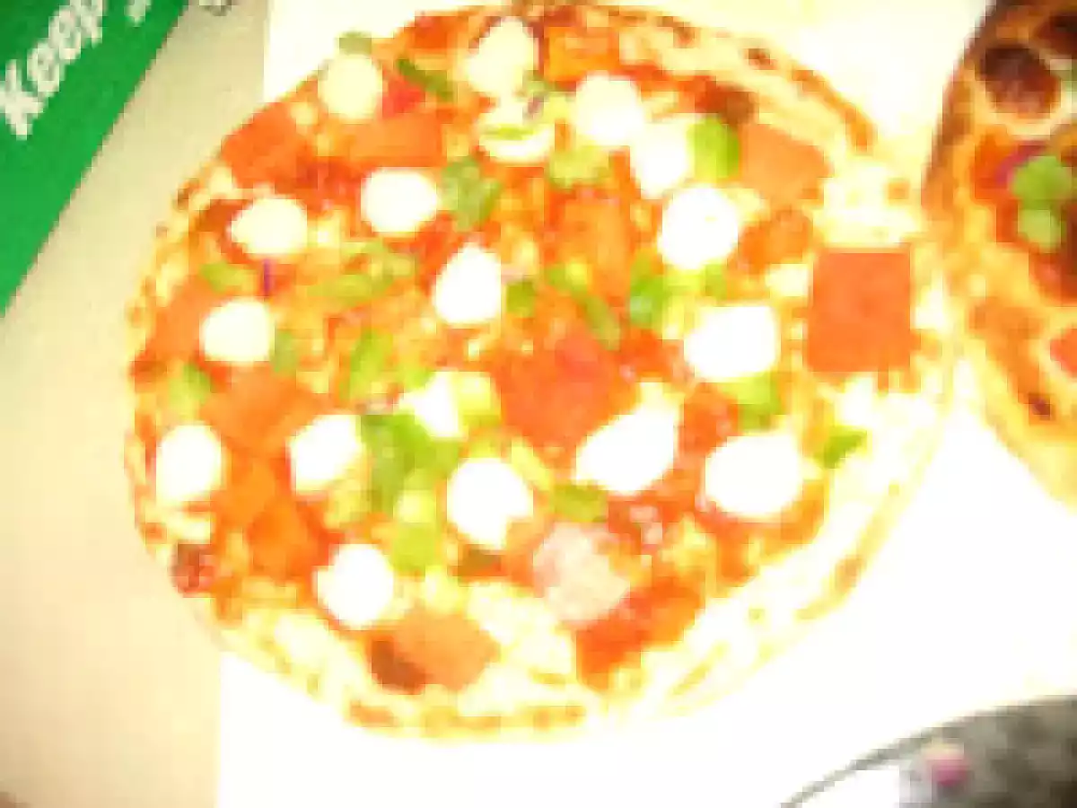 Vegetable and Papaya Pizza(Healthy and Lowfat) - photo 2