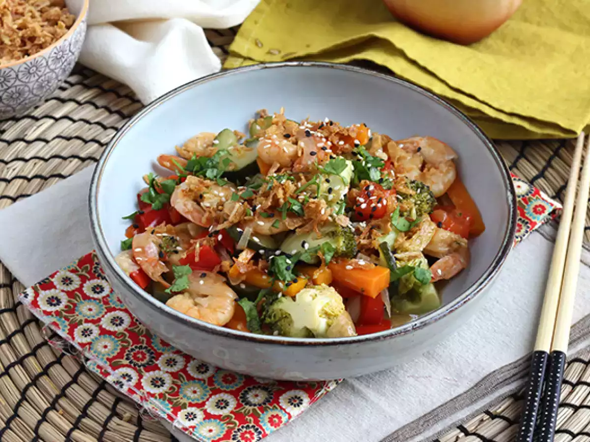 Vegetable and Shrimp Stir-Fry - photo 6