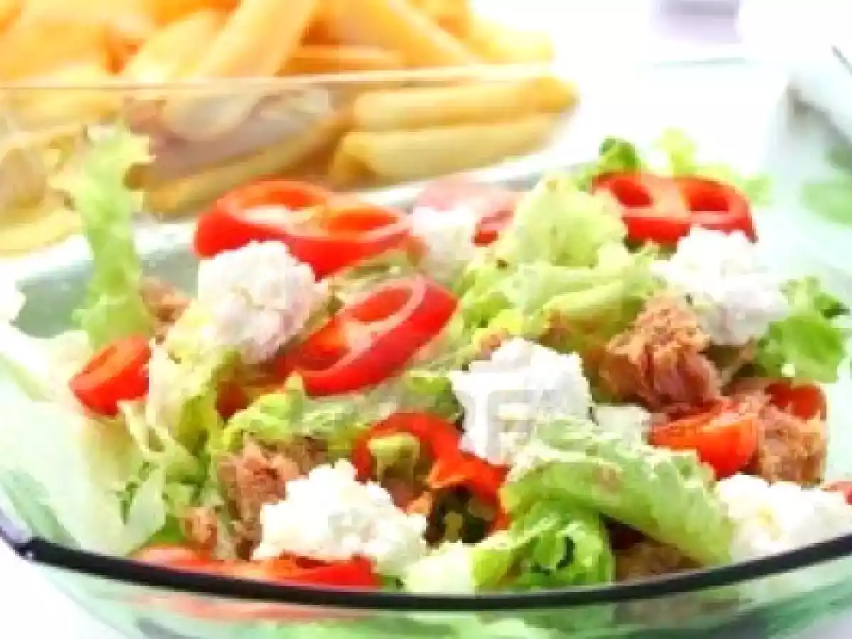 Vegetable Cottage Cheese Salad