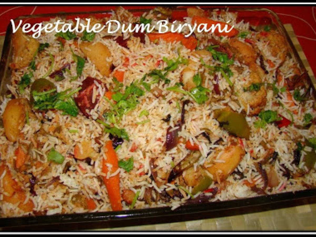 Vegetable Dum Biryani