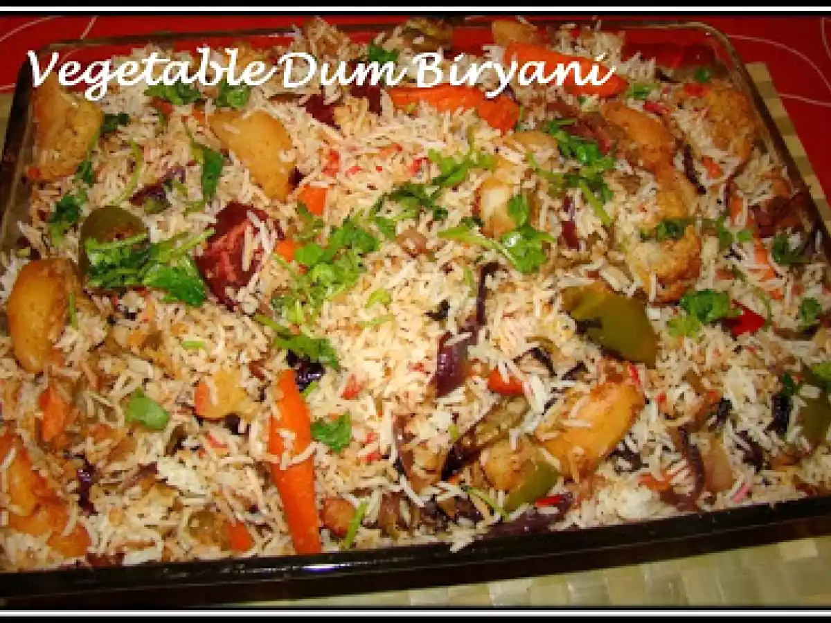 Vegetable Dum Biryani