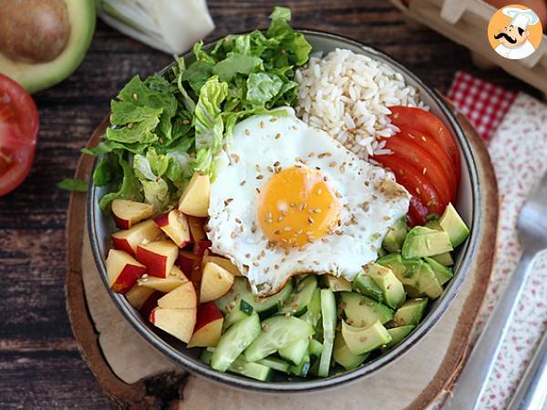 Vegetarian buddha bowl - a beautiful balanced and colorful salad! - photo 5