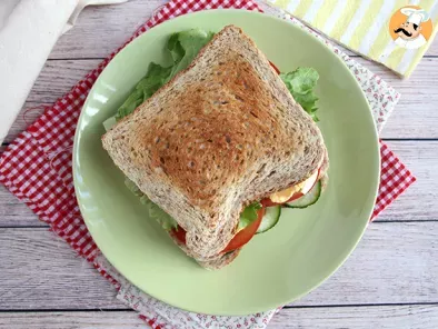 Vegetarian club sandwich - photo 2