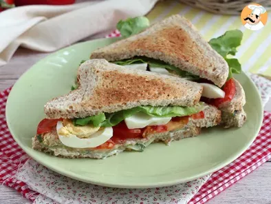 Vegetarian club sandwich - photo 4