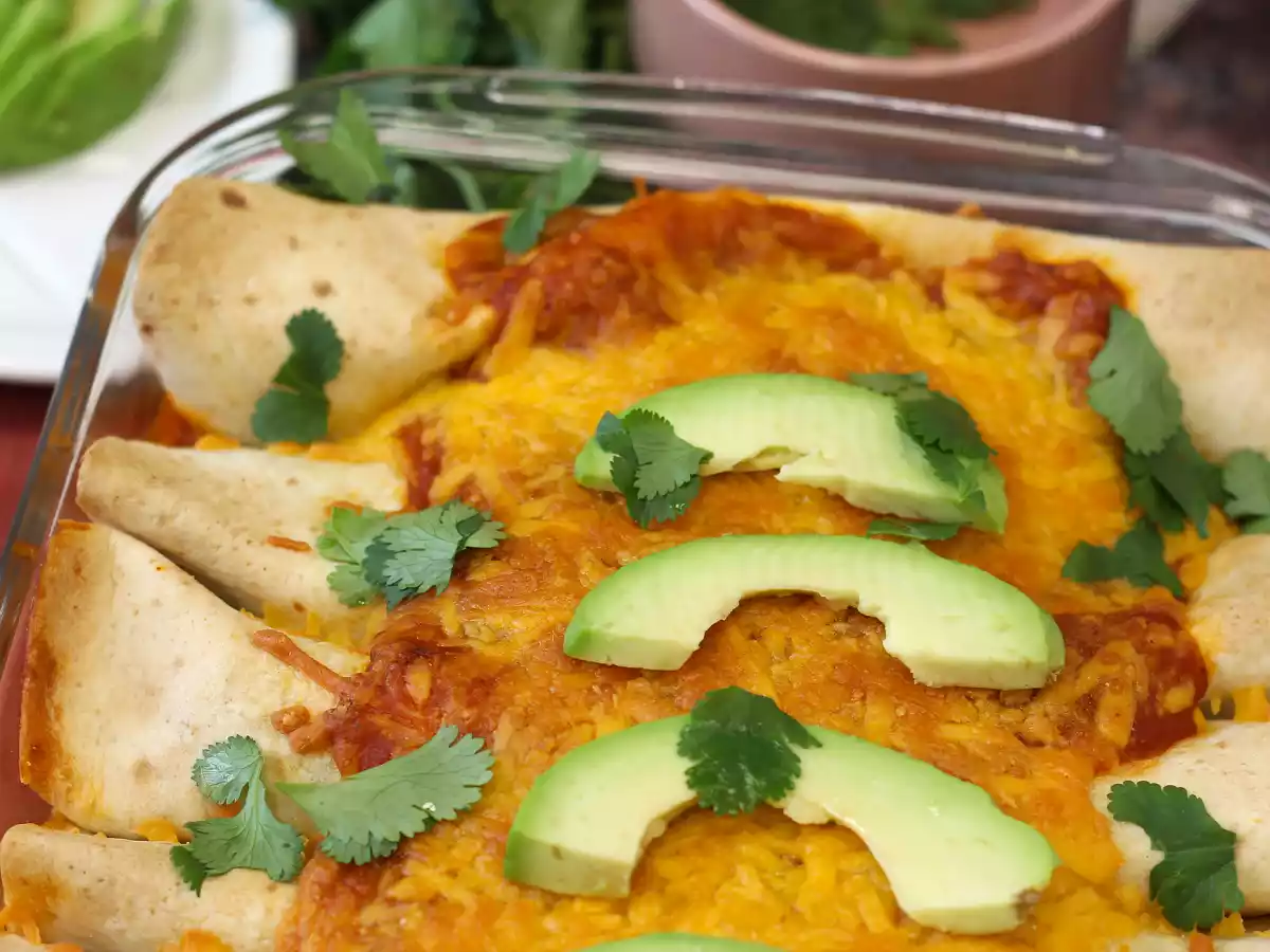Vegetarian enchiladas - photo 2