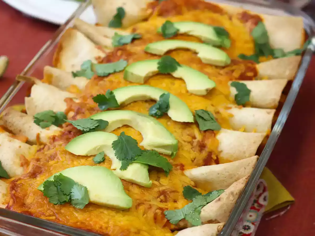 Vegetarian enchiladas - photo 3