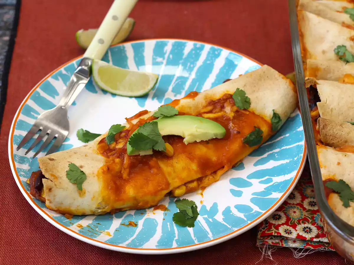 Vegetarian enchiladas - photo 4