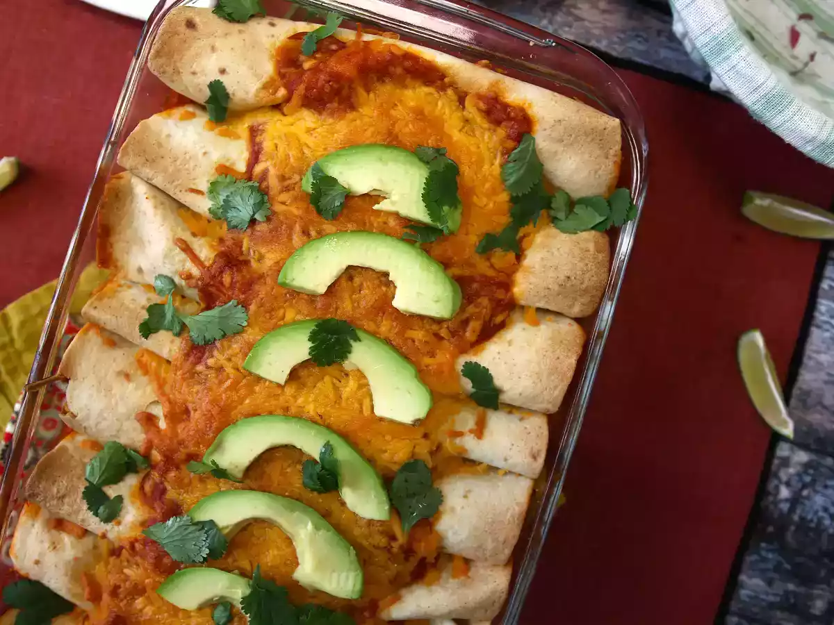 Vegetarian enchiladas - photo 6