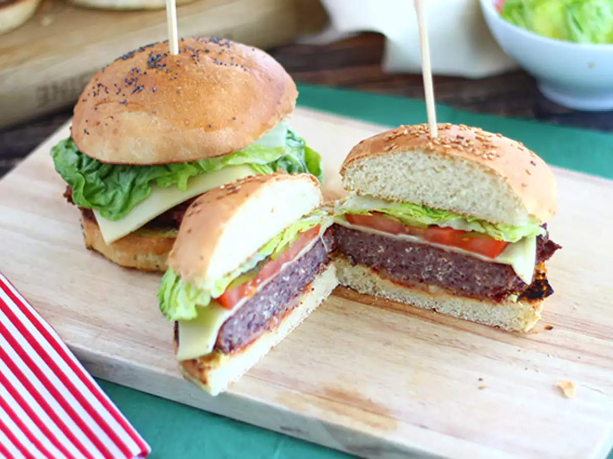 Vegetarian kidney bean burger - photo 2