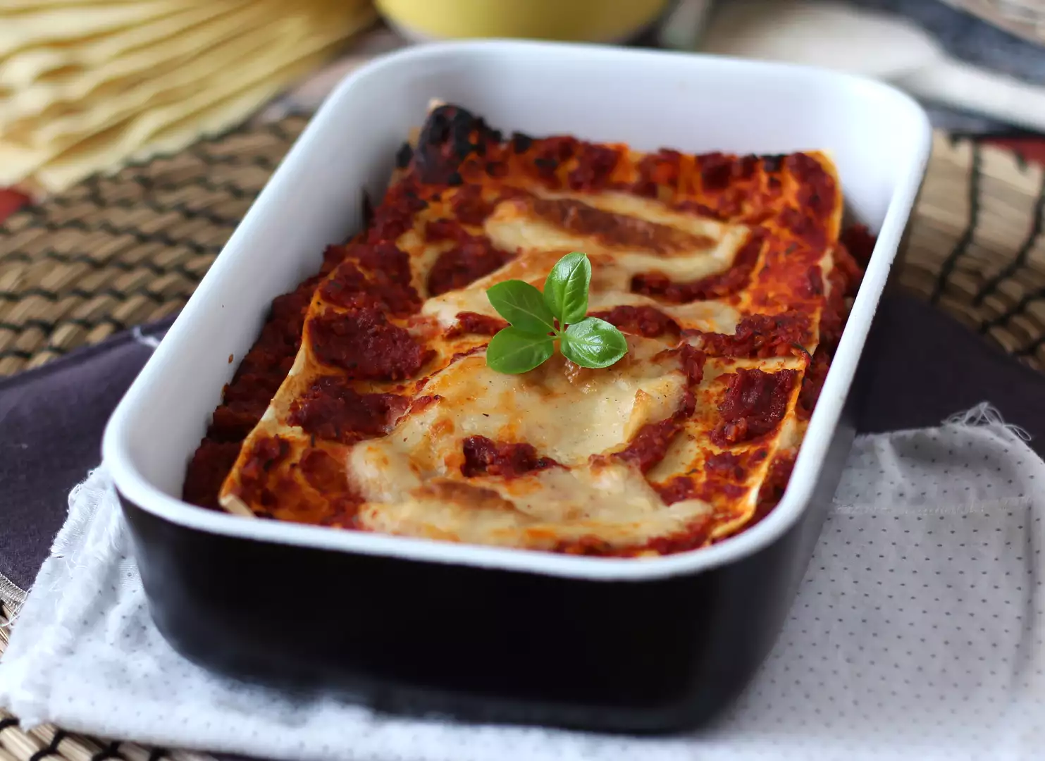 Recipe for stunning vegetarian lasagne