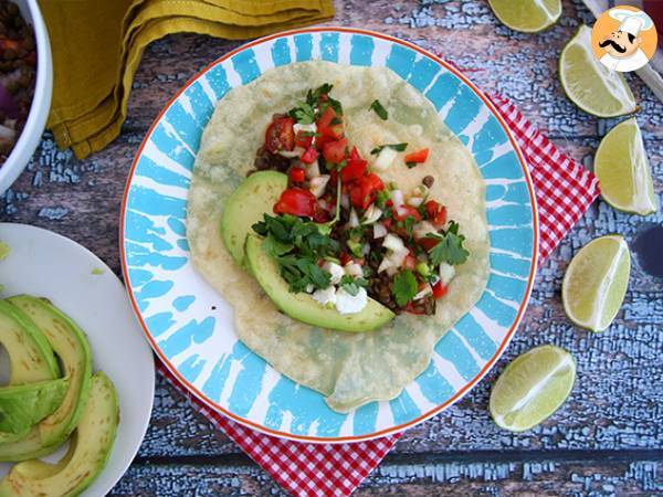 Vegetarian lentil tacos - photo 3