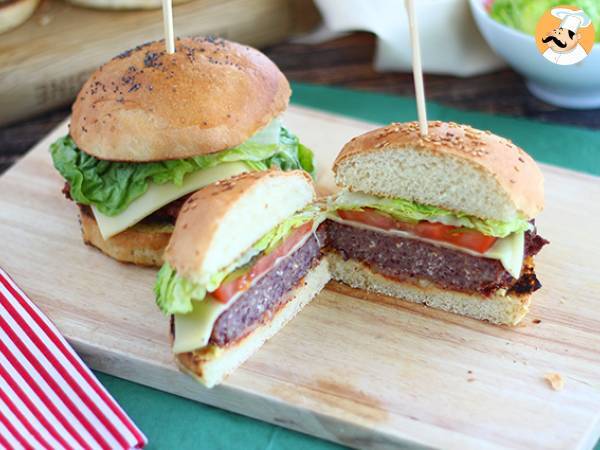 Vegetarian red bean burger - photo 2