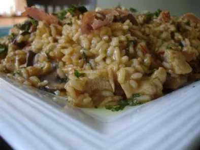 Video Recipe: Chicken, Proscuitto and Mushroom Risotto