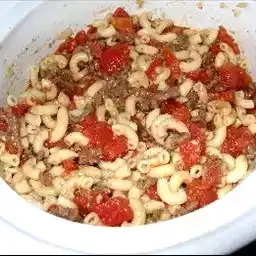 Vintage hamburger goulash recipe