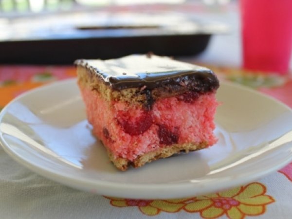 Vintage Lane - Cherry Ripe Slice from the Harston CWA Recipe Book