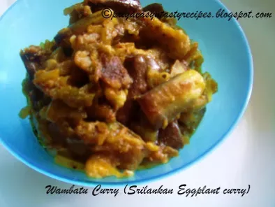 Wambatu Curry (Sri Lankan Eggplant Curry)