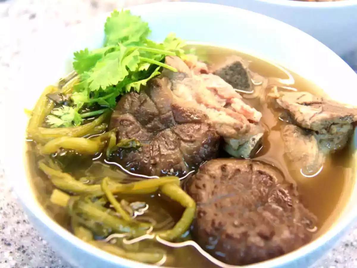 Watercress Soup with Mushroom & Pork Ribs - photo 2
