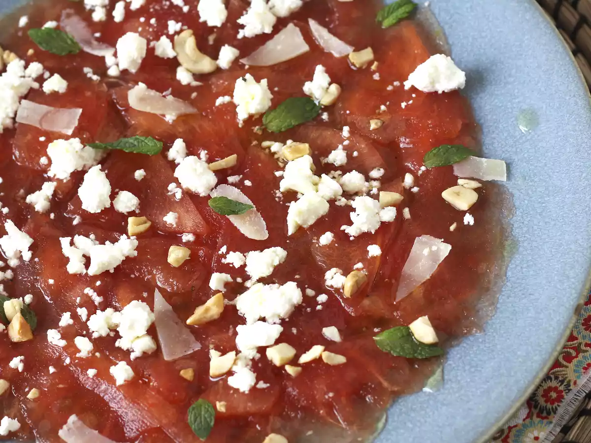 Watermelon carpaccio: the refreshing summer starter - photo 3