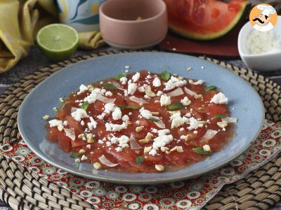 Watermelon Carpaccio: the refreshing summer starter