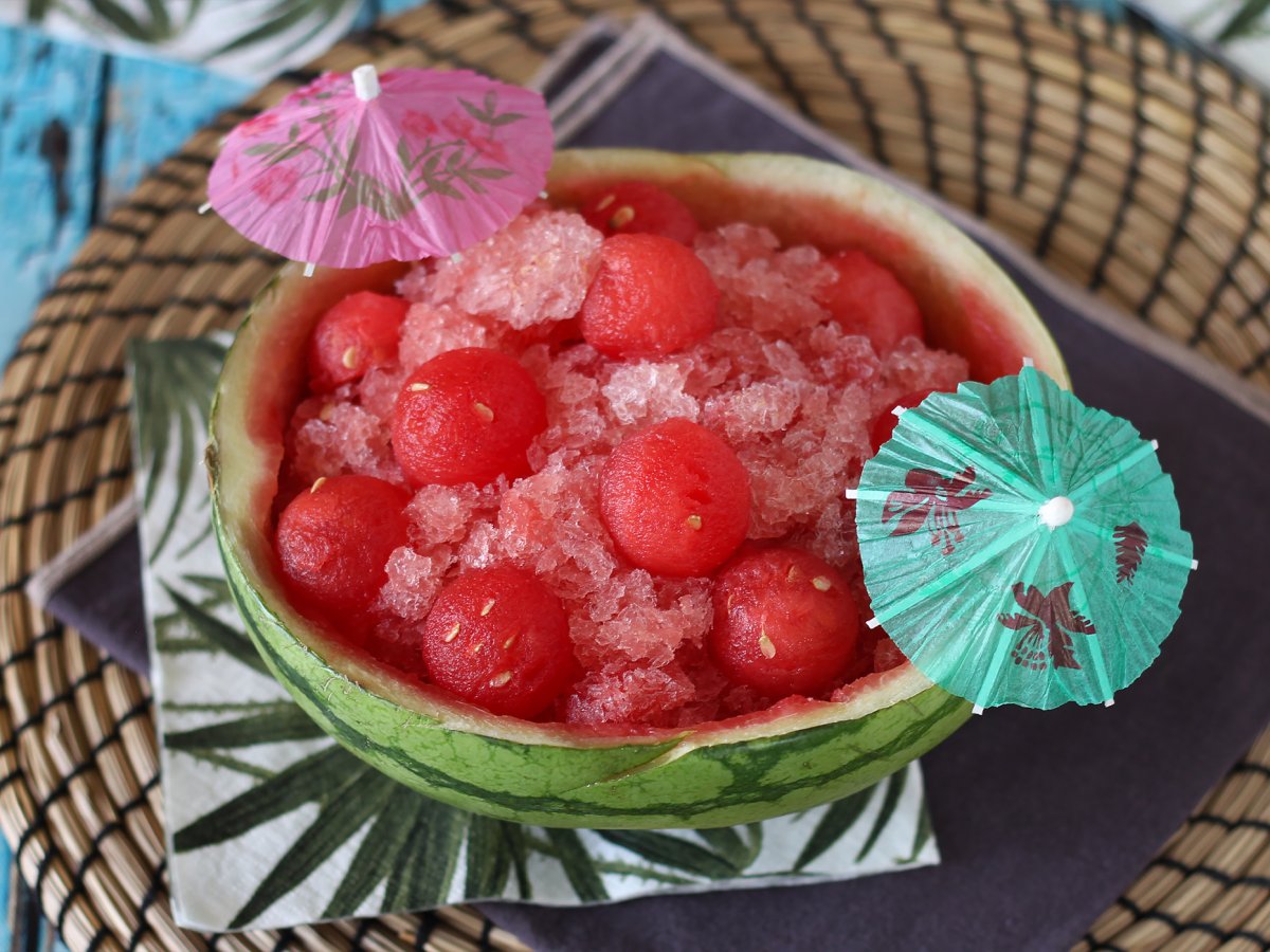 Watermelon frozé, the best summer cocktail !