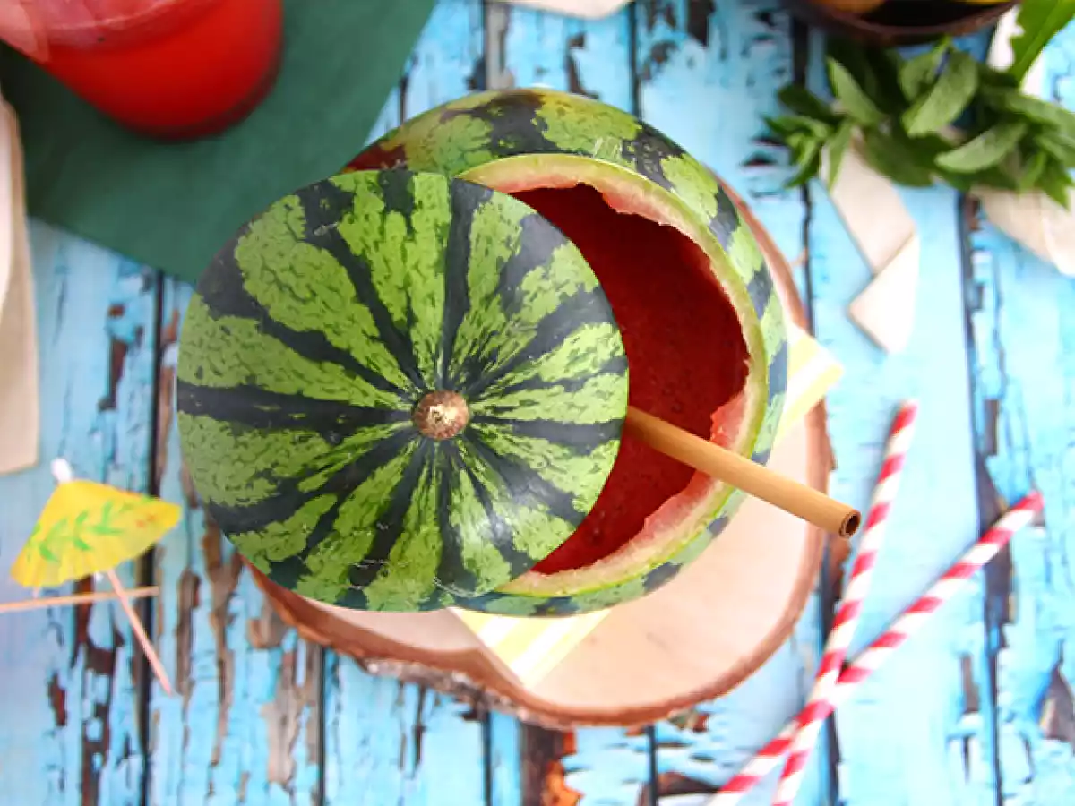 Watermelon gin cocktail - photo 2