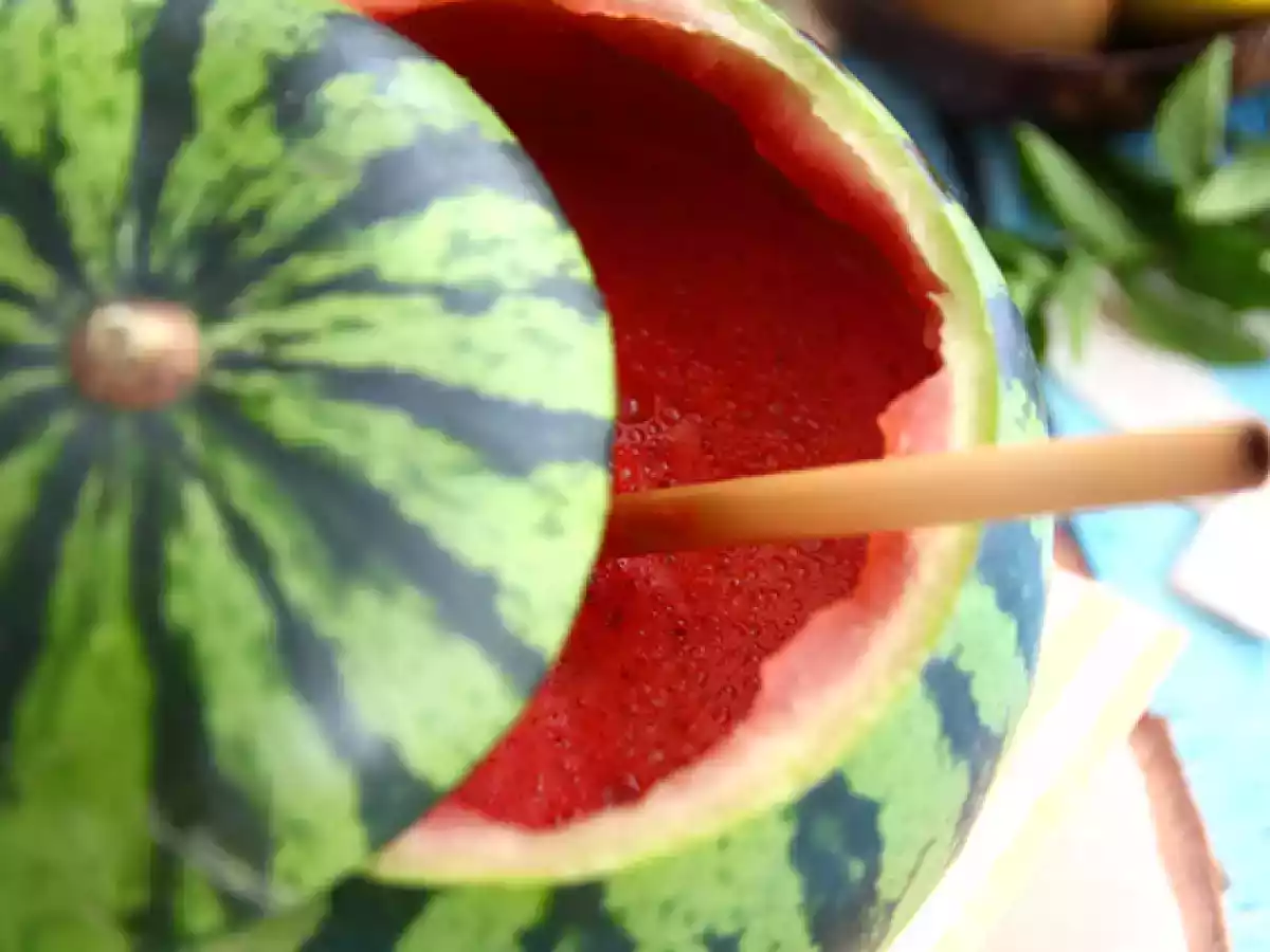 Watermelon gin cocktail - photo 4
