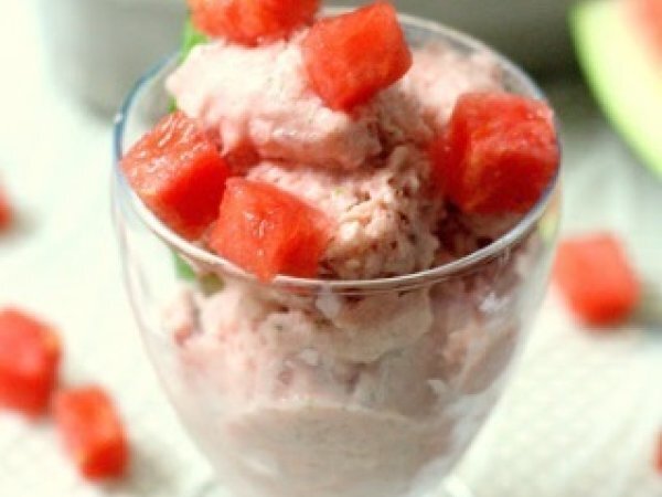 Watermelon Milk Sorbet