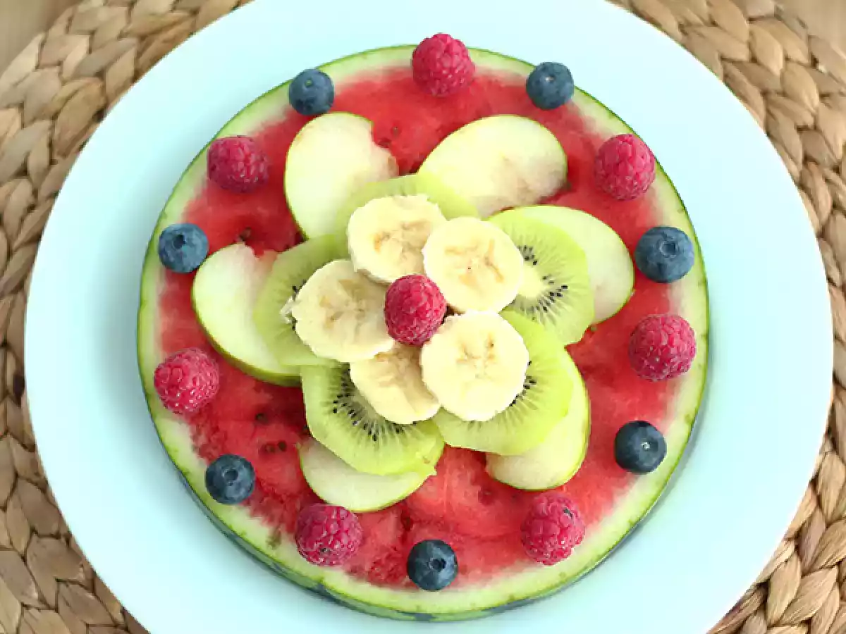 Watermelon pizza: a refreshing fruit delight - photo 2