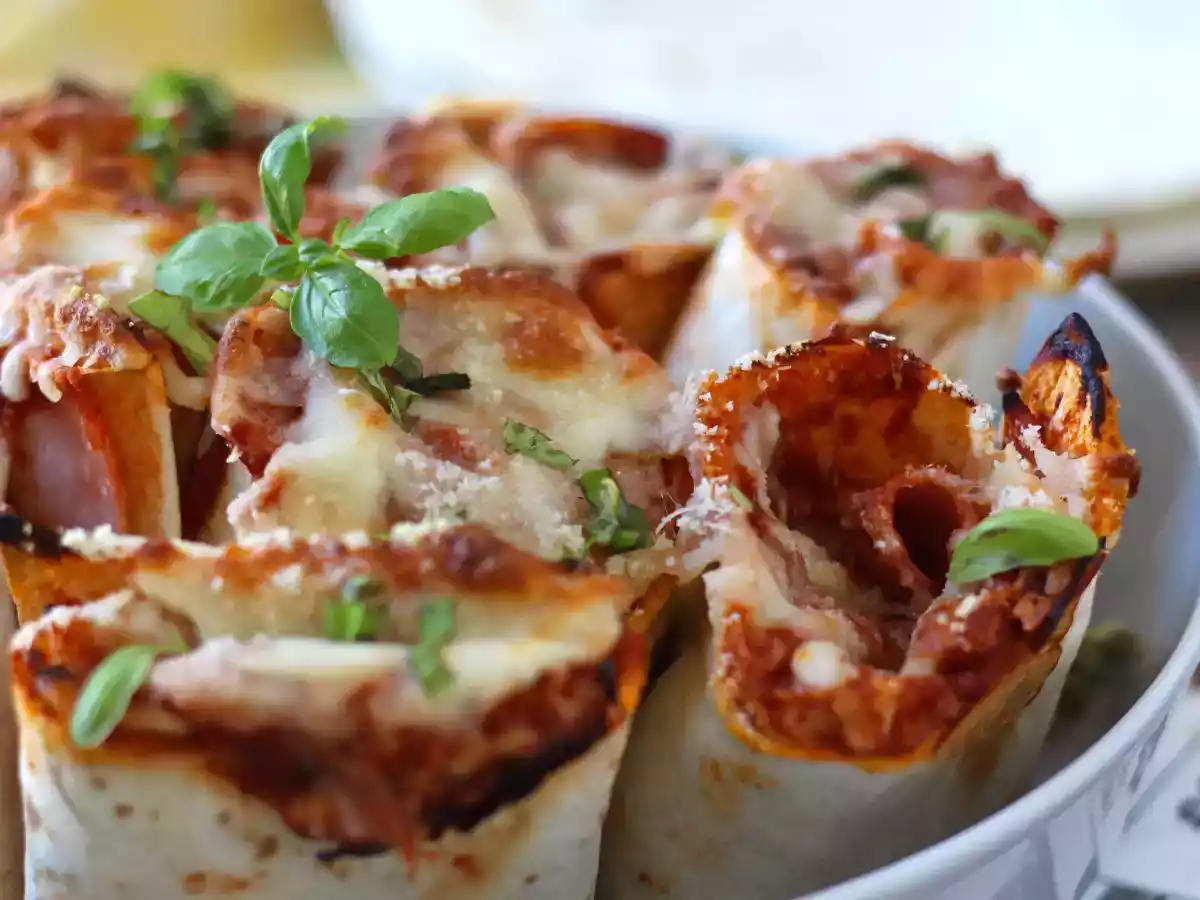 What to do with tortillas? a gourmet dish with pizza flavour! - photo 2