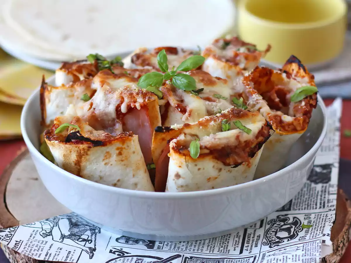 What to do with tortillas? a gourmet dish with pizza flavour! - photo 5