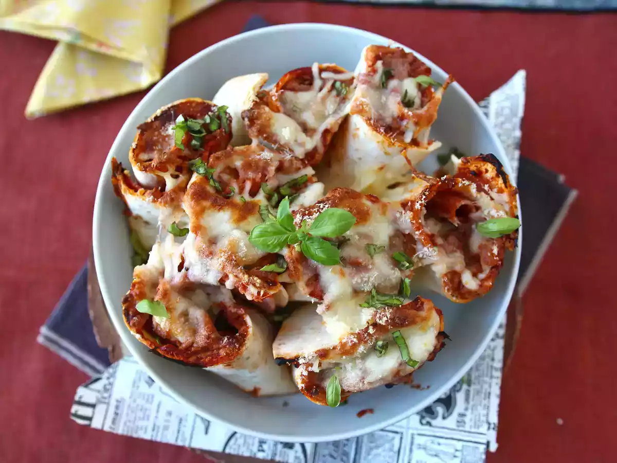 What to do with tortillas? a gourmet dish with pizza flavour! - photo 6