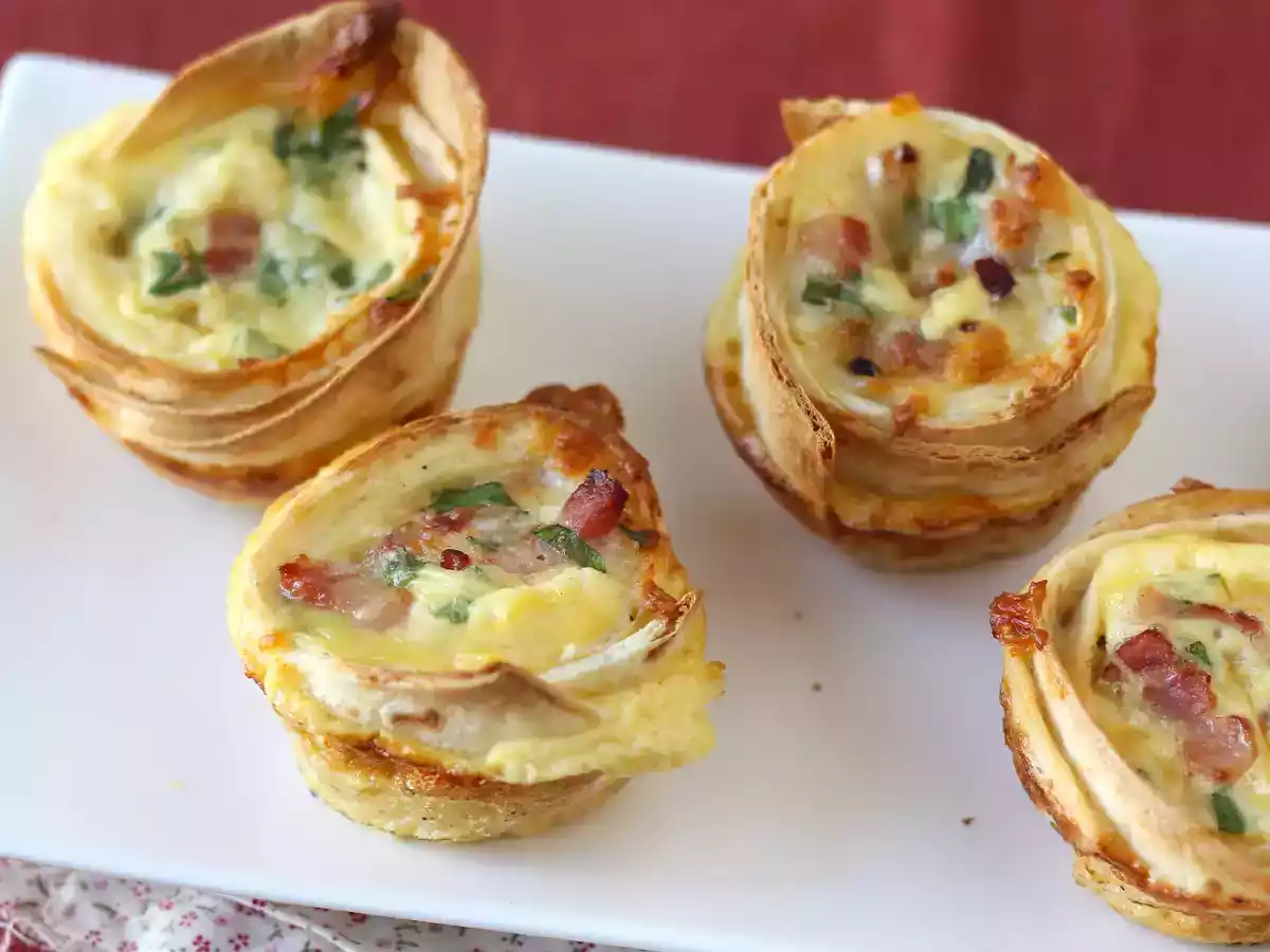 What to do with tortillas? easy and economical quiches! - photo 6