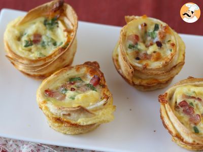 What to do with tortillas? Easy and economical quiches! - photo 6