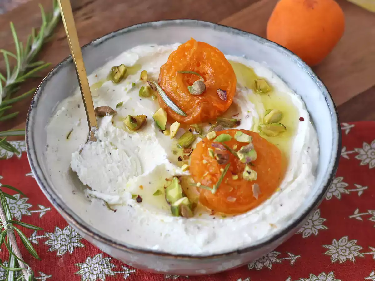 Whipped feta and roasted apricots - photo 5