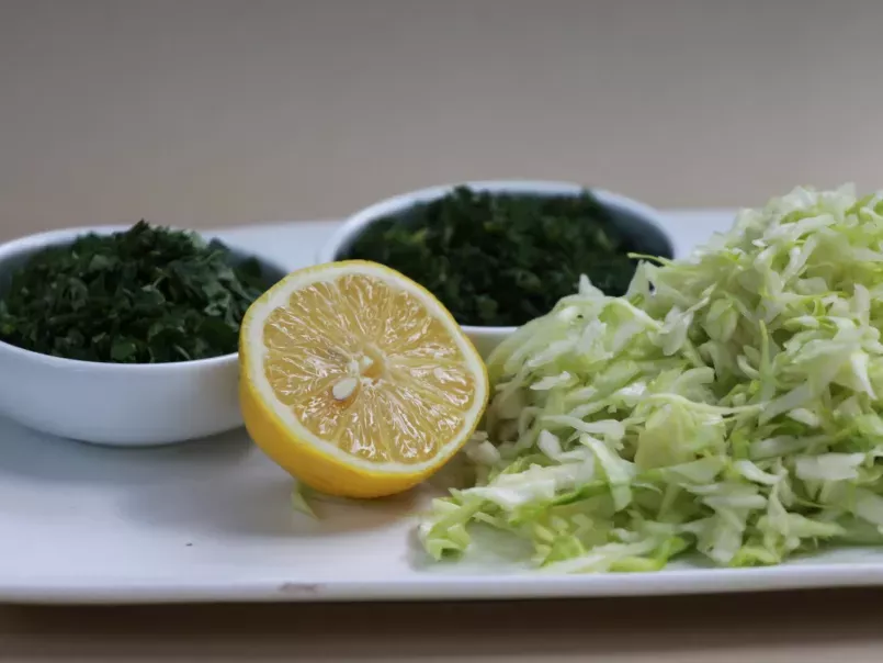 White Cabbage Salad--Polish Ingredients, German Way