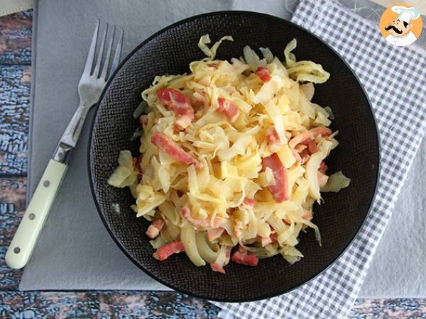 White cabbage with bacon - photo 2