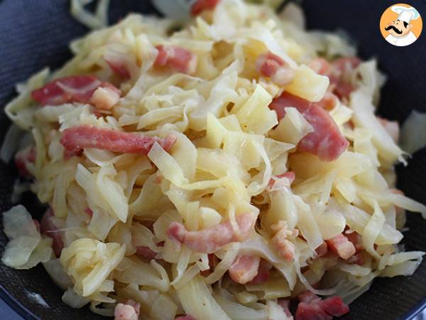 White cabbage with bacon - photo 3