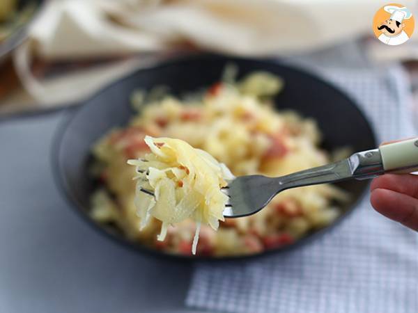 White cabbage with bacon - photo 4