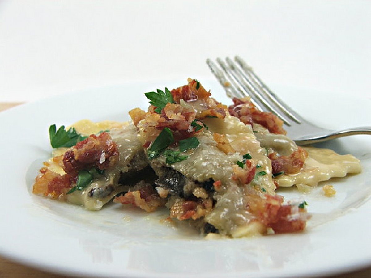 Wild Mushroom Agnolotti with Lemon Butter Sauce - photo 3