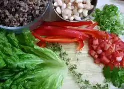 Wild rice lettuce wraps recipe