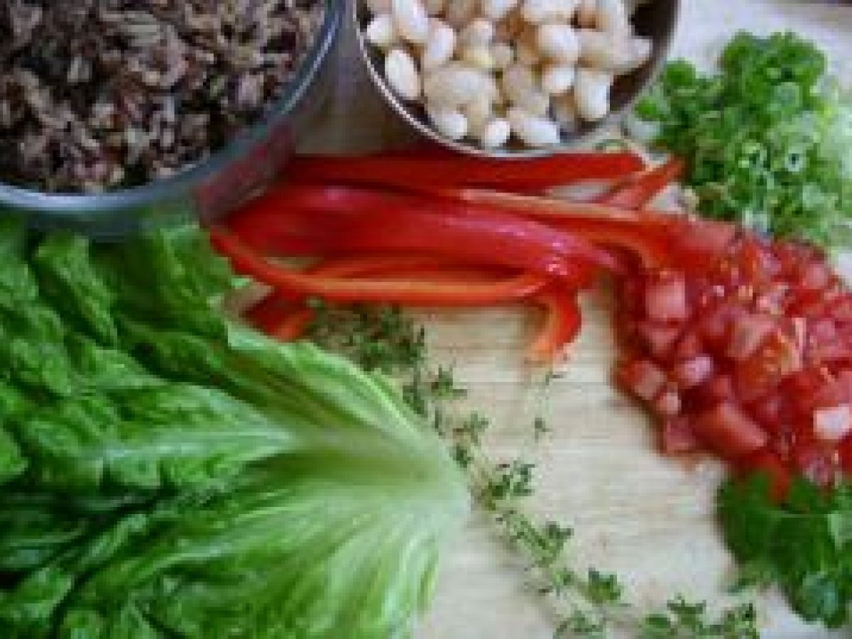 Wild Rice Lettuce Wraps