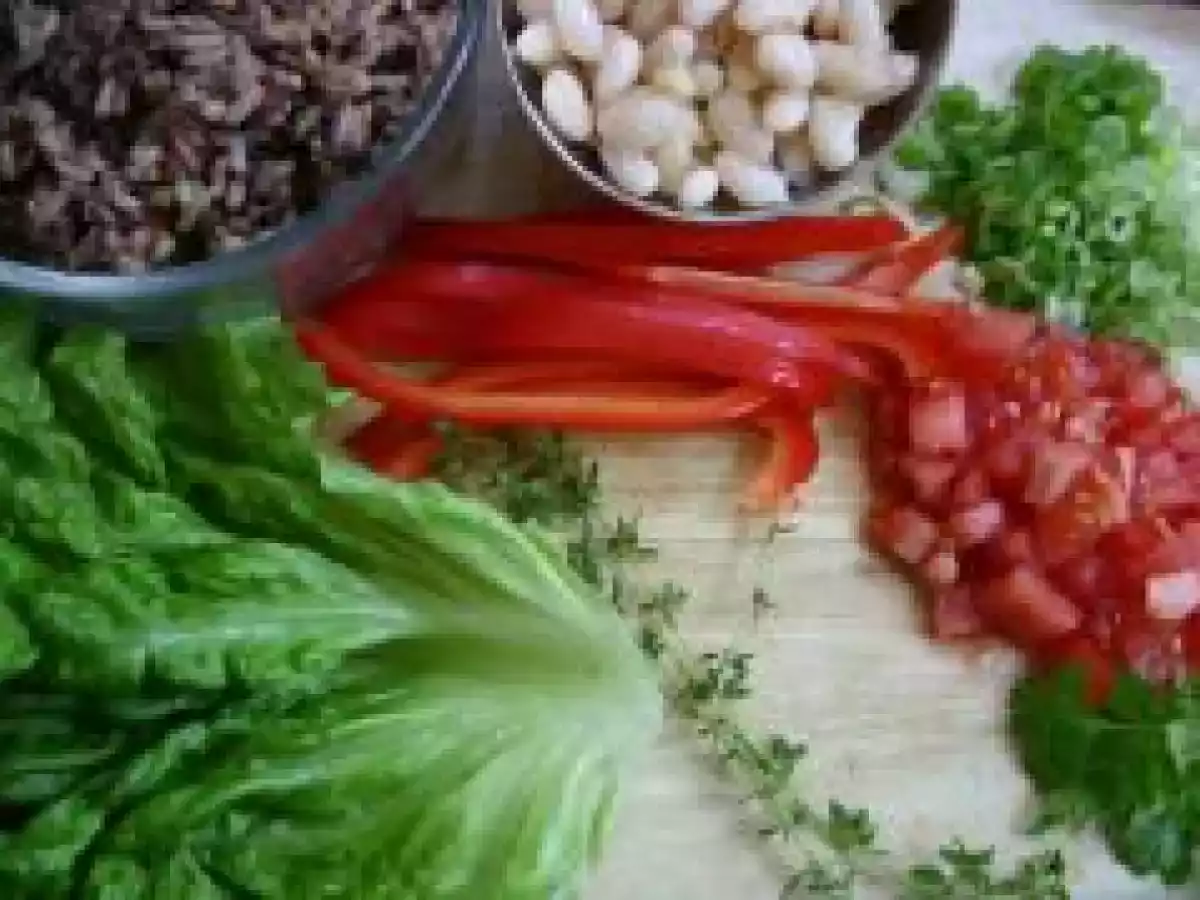 Wild Rice Lettuce Wraps