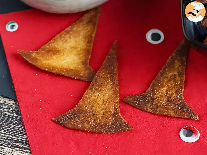 Witches' hats tortilla chips for Halloween - photo 3