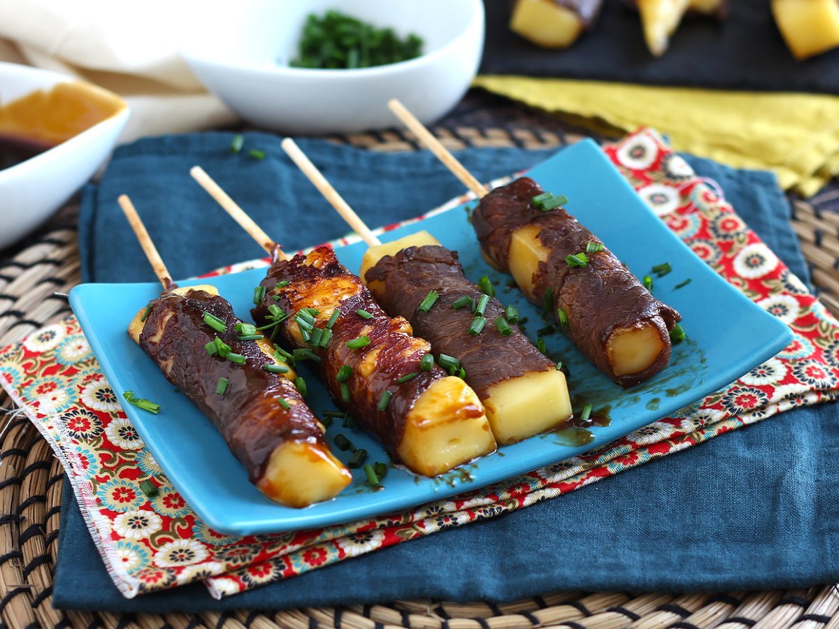 Yakitori skewers - beef and cheese - photo 2