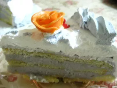 Yam layer cake