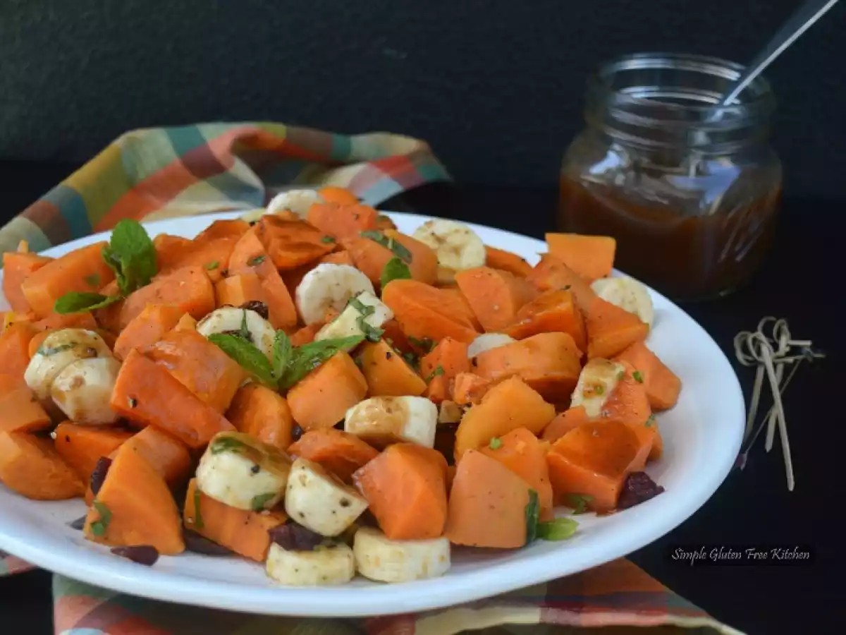 Yam / Orange Fleshed Sweet Potato Chaat {Updated}